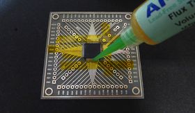 smd soldering،مراحل نصب تراشه بر روی مادربرد در فناوری لحیم کاری8